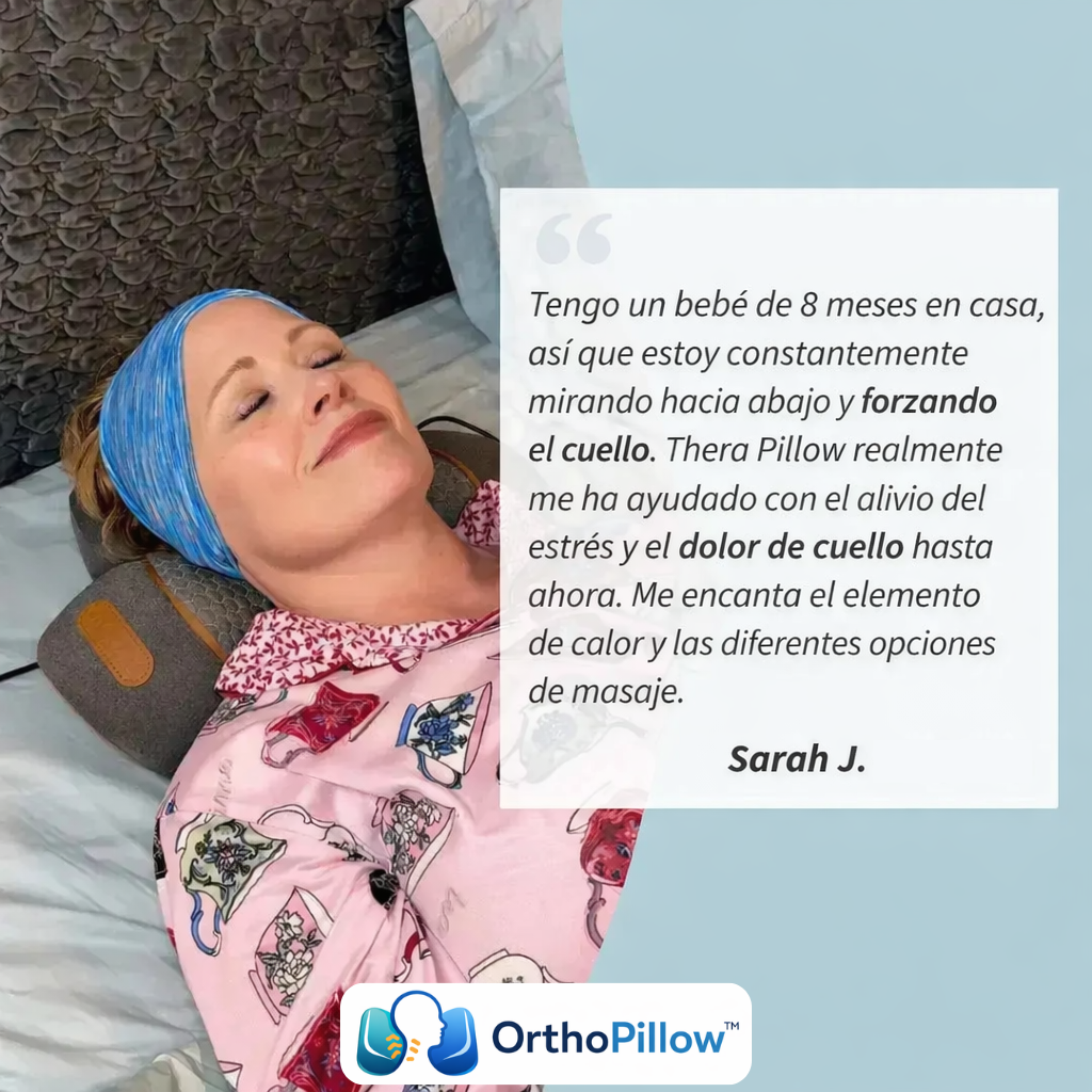 OrthoPillow™ Almohada Cervical 3 en 1 [Alivio Inmediato del Dolor]