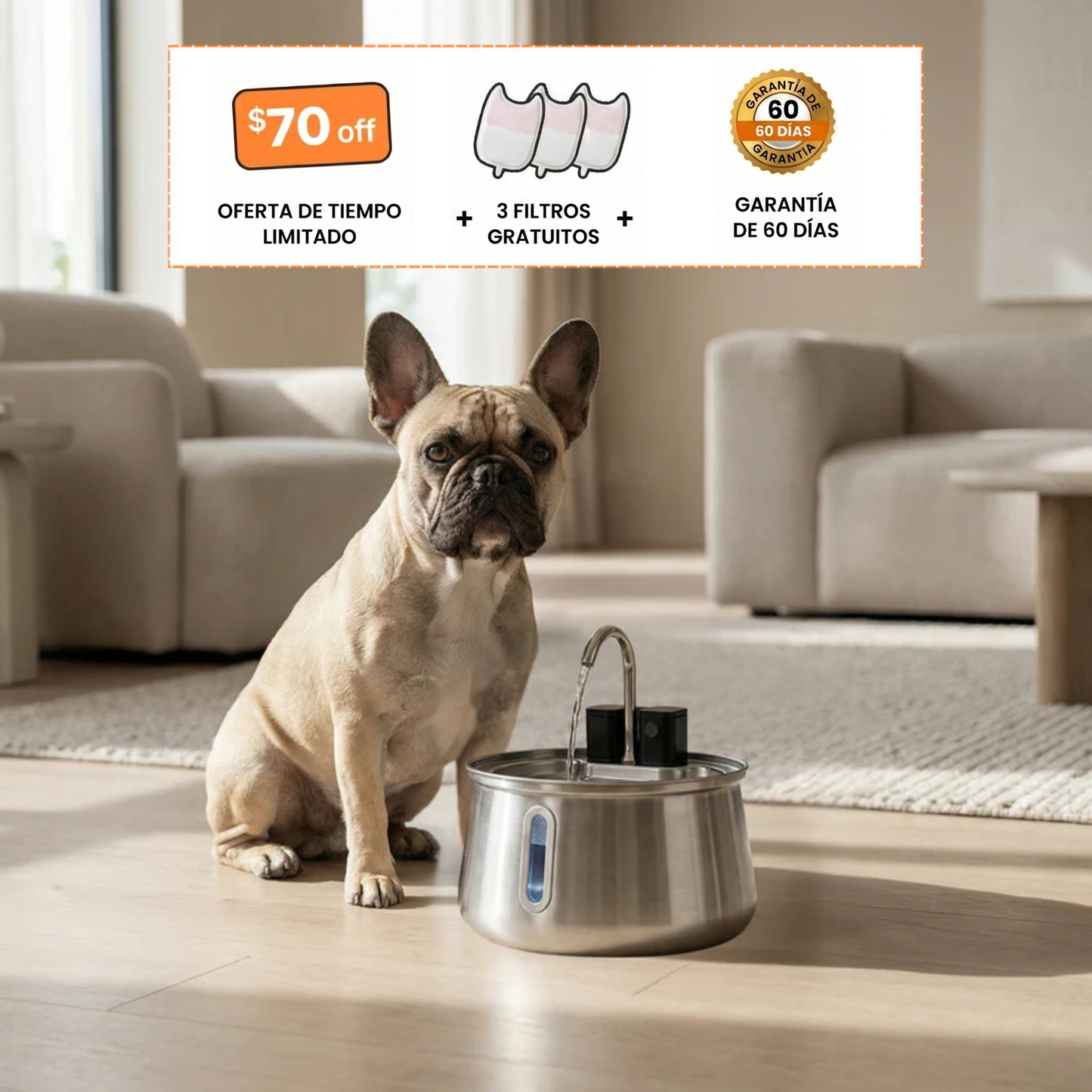 HydroPaw™ Fuente Inteligente para Mascotas [Agua Siempre Fresca]