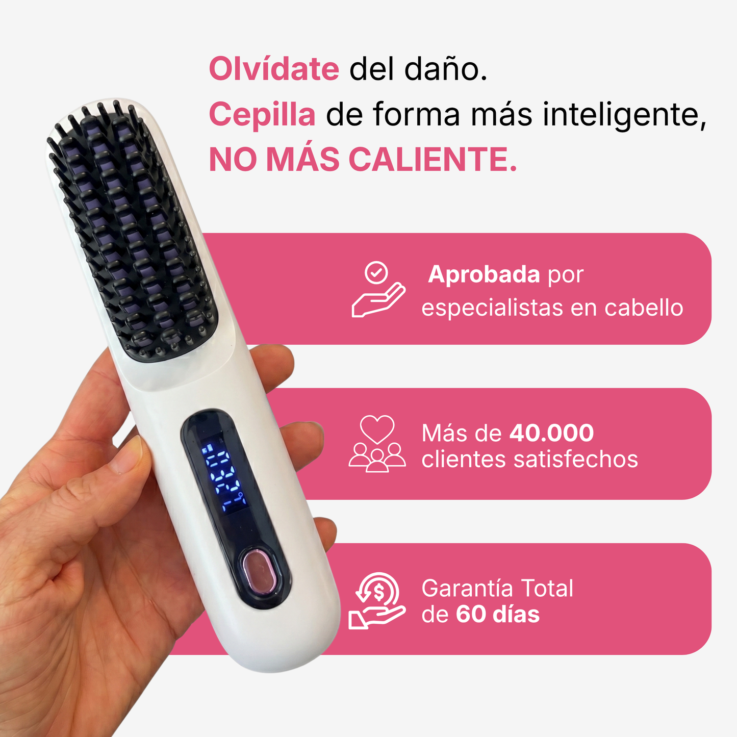 SilkBrush™ Cepillo Alisador [Cabello Liso en Minutos]