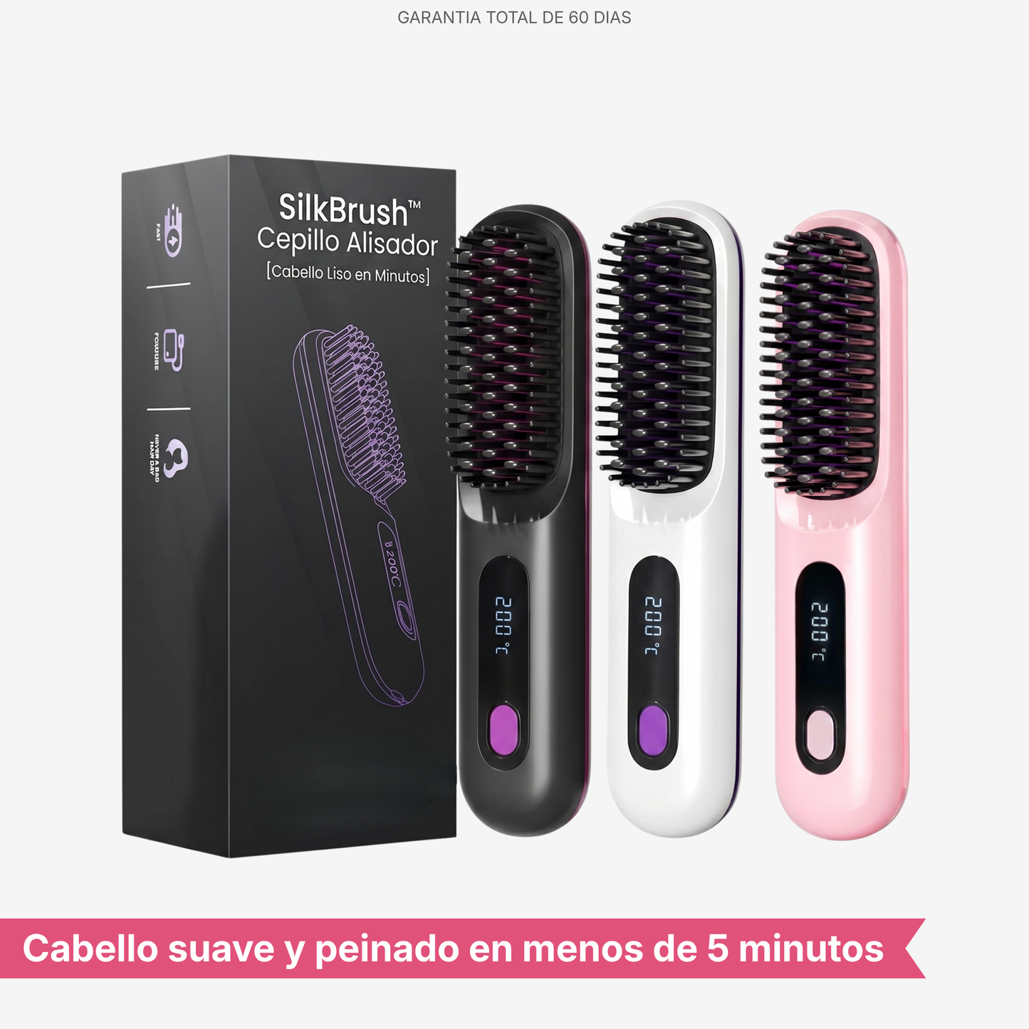 SilkBrush™ - Cepillo Alisador [Cabello Liso en Minutos]
