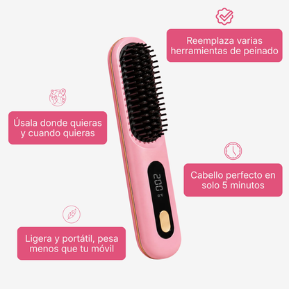 SilkBrush™ Cepillo Alisador [Cabello Liso en Minutos]