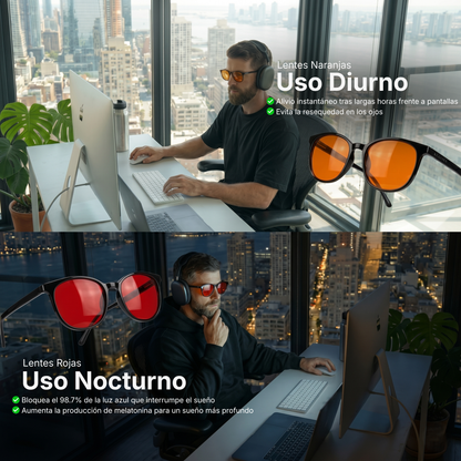 Fluxon™ Lentes Premium de Descanso [Anti Luz Azul]