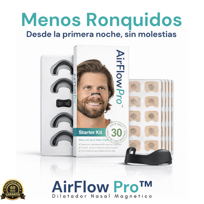 AirFlow Pro™ Dilatador Nasal Magnético [Duerme Mejor Hoy]