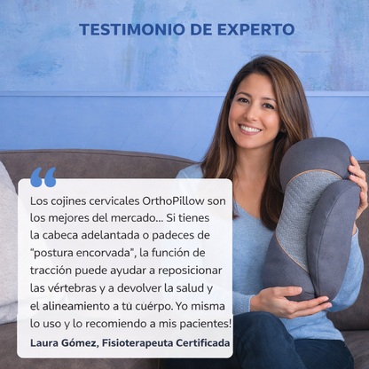 OrthoPillow™ Almohada Cervical 3 en 1 [Alivio Inmediato del Dolor]