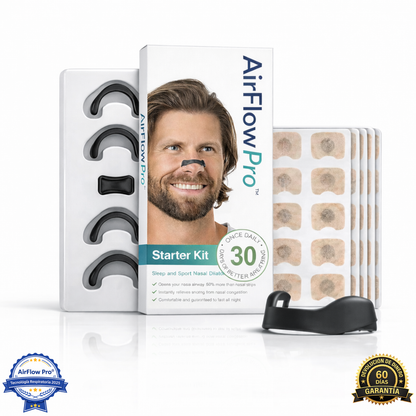 AirFlow Pro™ Dilatador Nasal Magnético [Duerme Mejor Hoy]