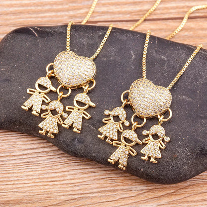 Collar Amor de Madre – Bañado en Oro de 18K